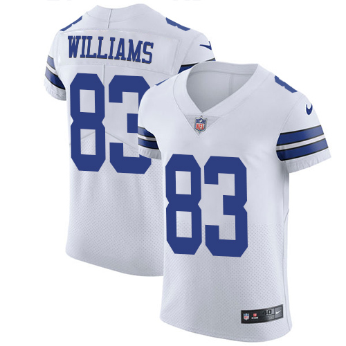 Nike Cowboys #83 Terrance Williams White Men's Stitched NFL Vapor Untouchable Elite Jersey